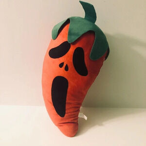 Ghost Face Crazy  Chili Pepper Plush Scream Stuffed Toy Halloween